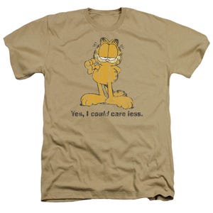 Garfield Yes I Could Care Less Heather T-Shirt