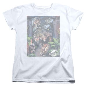 Giant Door Jurassic Park Women's T-Shirt