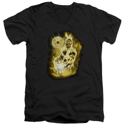 SINESTRO NEBULA GREEN LANTERN V-Neck T-Shirt