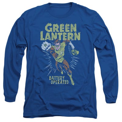 Green Lantern Battery Operated Full Charged Long Sleeve Shirt