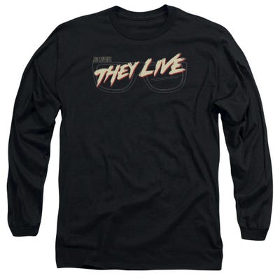 Glasses Logo They Live Long Sleeve Shirt