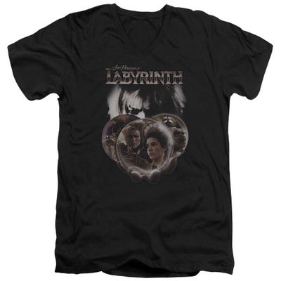 Globes Labyrinth V-Neck T-Shirt
