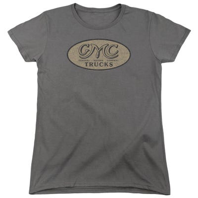 GMC Trucks Vintage Logo Womens T-Shirt