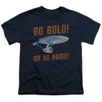 Go Bold Or Go Home Star Trek Kids T-Shirt