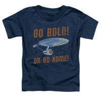 Go Bold Or Go Home Star Trek Toddler T-Shirt