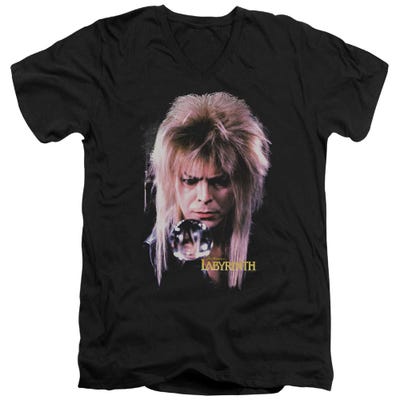 Goblin King Labyrinth V-Neck T-Shirt
