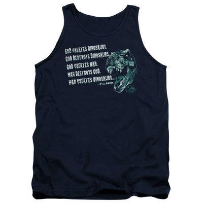 God Creates Dinosaurs Jurassic Park Tank Top