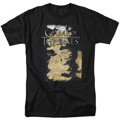 Game Of Thrones Series Map T-Shirt