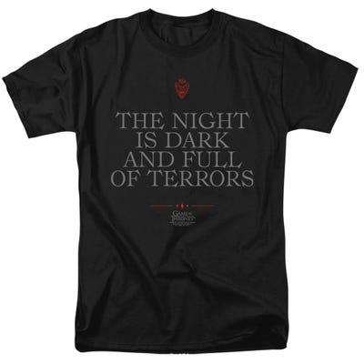 Game Of Thrones Night Is Dark T-Shirt