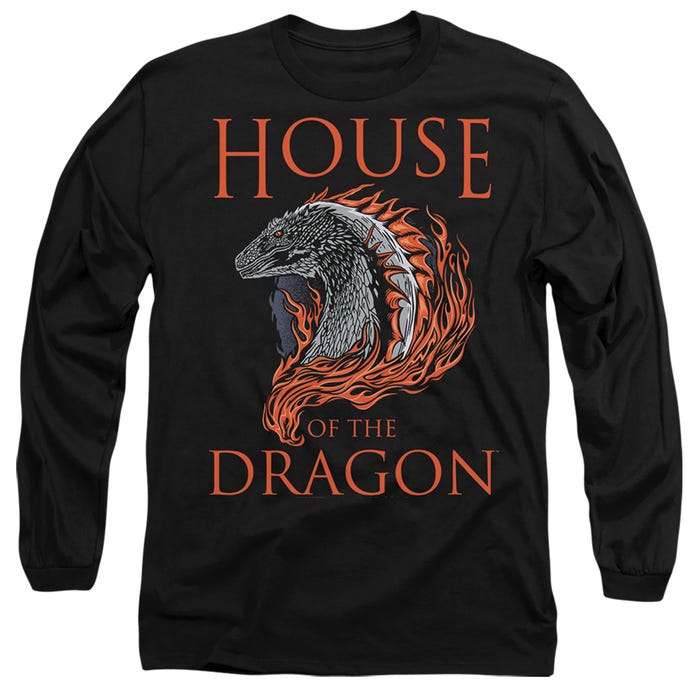 HOUSE OF THE DRAGON HOD DRAGON ILLUSTRATION Long Sleeve Shirt