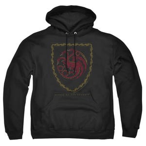 HOUSE OF THE DRAGON SHIELD VINTAGE DARK Hoodie