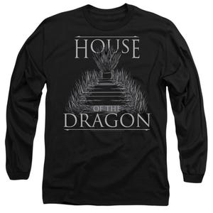 HOUSE OF THE DRAGON SWORD THRONE Long Sleeve Shirt