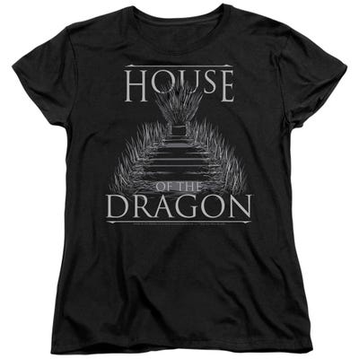 HOUSE OF THE DRAGON SWORD THRONE Womens T-Shirt