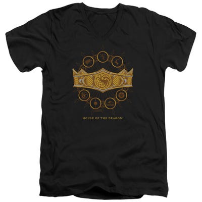 HOUSE OF THE DRAGON CROWN V-Neck T-Shirt