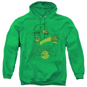 Green Arrow Close Up Classic Hoodie