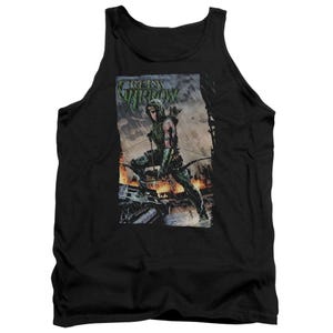 Green Arrow Fire And Rain Tank Top