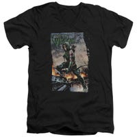 Green Arrow Fire And Rain V-Neck T-Shirt