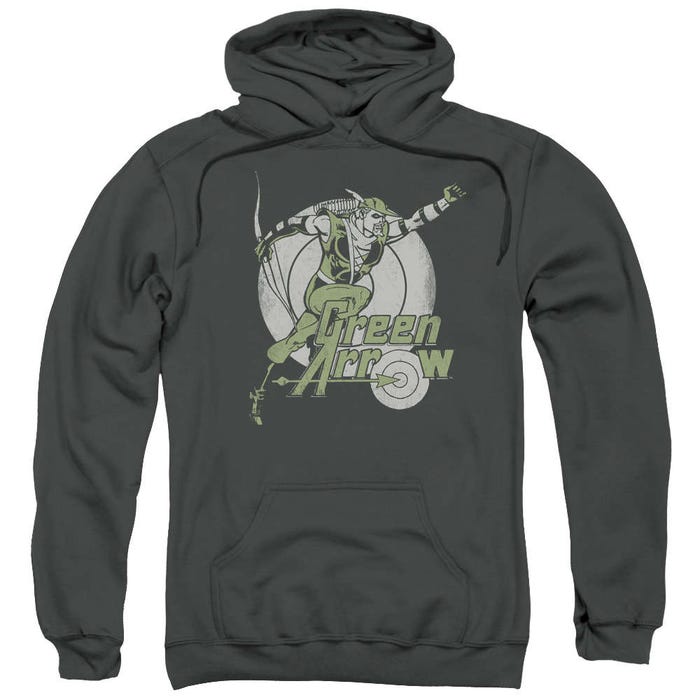 Green Arrow Right On Target Hoodie