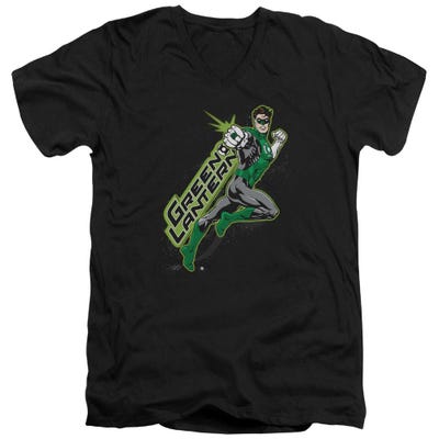 Green Lantern Among The Stars V-Neck T-Shirt