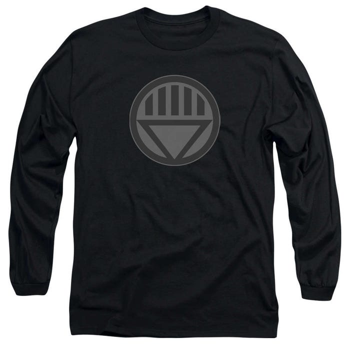 Green Lantern Black Symbol Long Sleeve Shirt