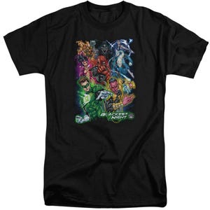 Green Lantern Blackest Group Tall T-Shirt