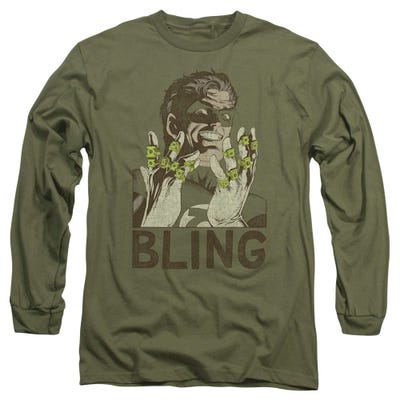 Green Lantern Bling Bling Long Sleeve Shirt