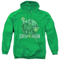 Green Lantern City Pattern Hoodie