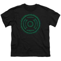 Green Lantern Green Flame Logo Kids T-Shirt