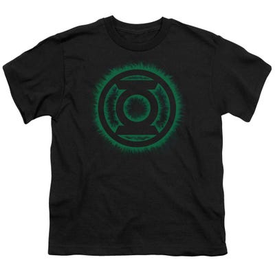 Green Lantern Green Flame Logo Kids T-Shirt