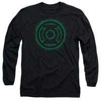 Green Lantern Green Flame Logo Long Sleeve Shirt