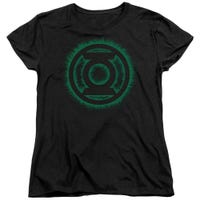 Green Lantern Green Flame Logo Womens T-Shirt