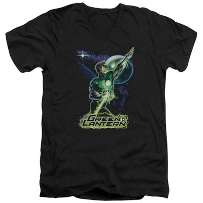 Green Lantern Hal Galaxy V-Neck T-Shirt