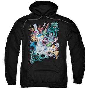 Green Lantern Lanterns Unite Hoodie