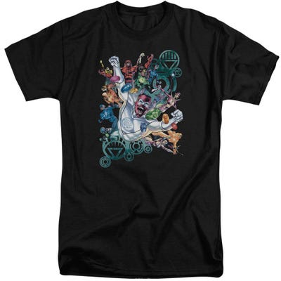 Green Lantern Lanterns Unite Tall T-Shirt