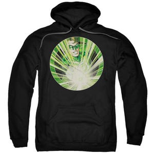 Green Lantern Light Em Up Retro Hoodie