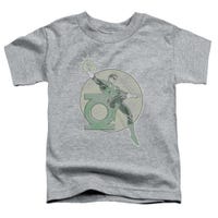 Green Lantern Retro Lantern Iron On Toddler T-Shirt
