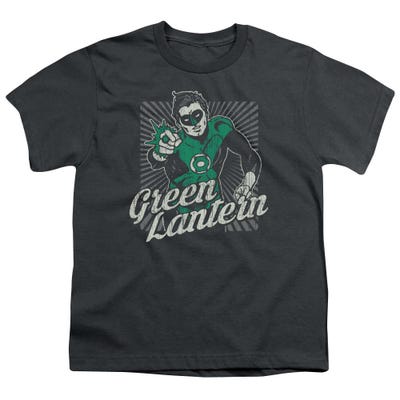 Green Lantern Ring Rays Kids T-Shirt
