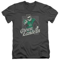 Green Lantern Ring Rays V-Neck T-Shirt