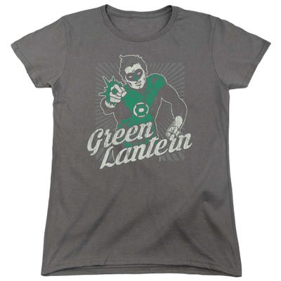 Green Lantern Ring Rays Womens T-Shirt