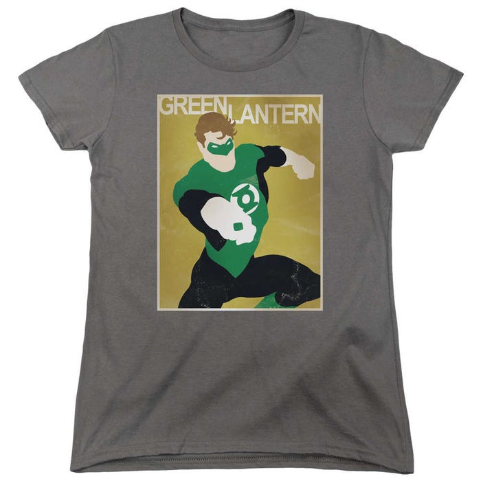 Green Lantern Simple Gl Poster Womens T-Shirt