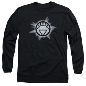 Green Lantern White Glow Long Sleeve Shirt