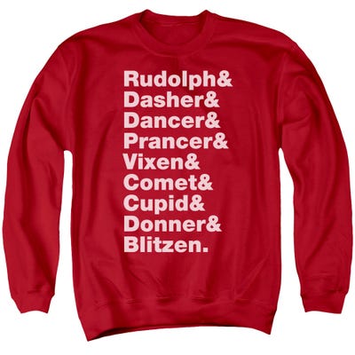 REINDEER NAMES Sweatshirt