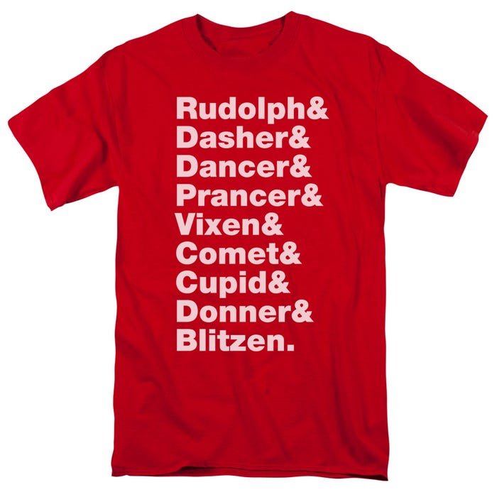 REINDEER NAMES T-Shirt