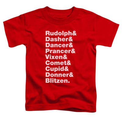 REINDEER NAMES Toddler T-Shirt
