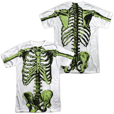 8 BIT SKELETON COSTUME Sublimation T-Shirt