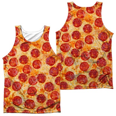 PIZZA COSTUME Front & Back Sublimation Tank Top