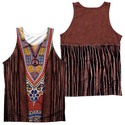 HIPPIE COSTUME Front & Back Sublimation Tank Top