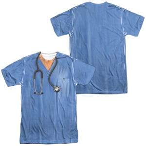 NURSE COSTUME Front & Back Sublimation T-Shirt