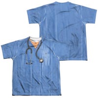 NURSE COSTUME Back & Front Kids Sublimation T-Shirt