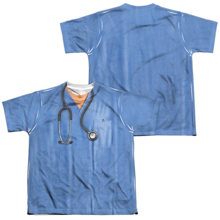 NURSE COSTUME Back & Front Kids Sublimation T-Shirt